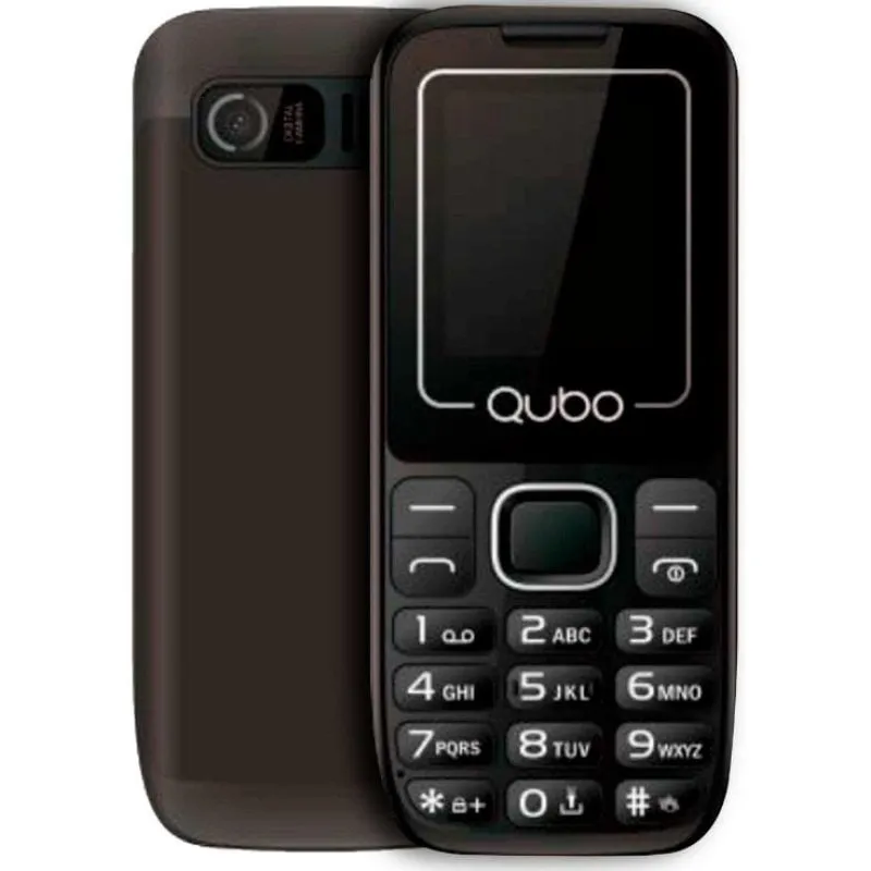 Telefono per Anziani Qubo P180 con Bluetooth Nero