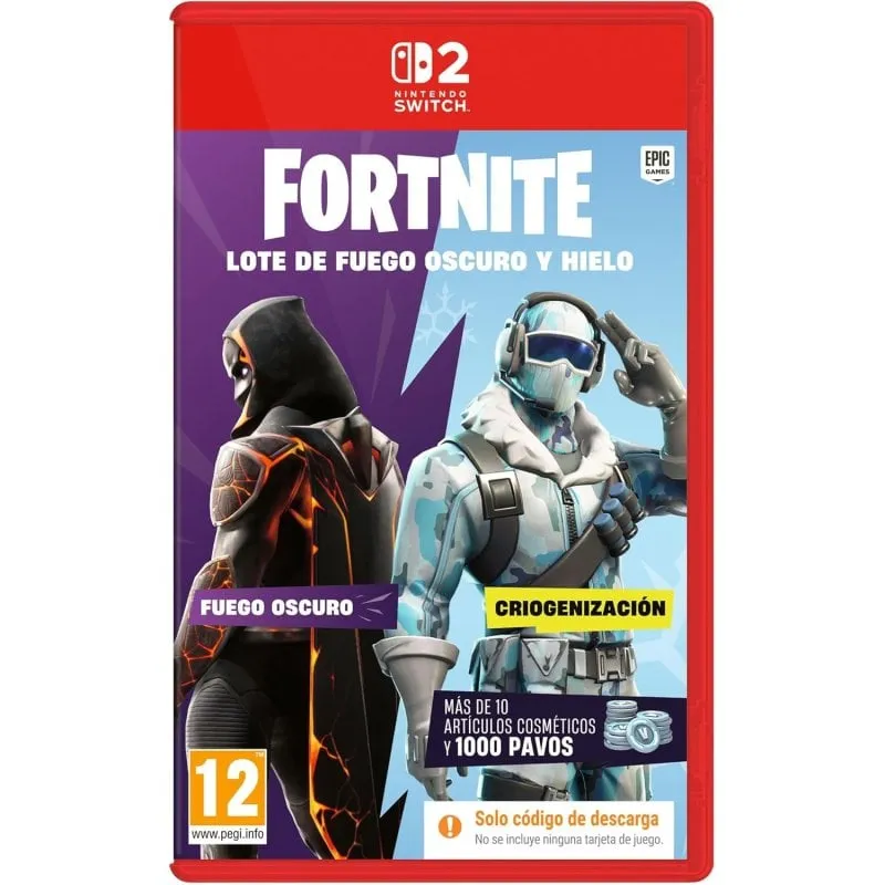 Pacchetto Fuoco e Ghiaccio Oscuro di Fortnite per SWITCH 2