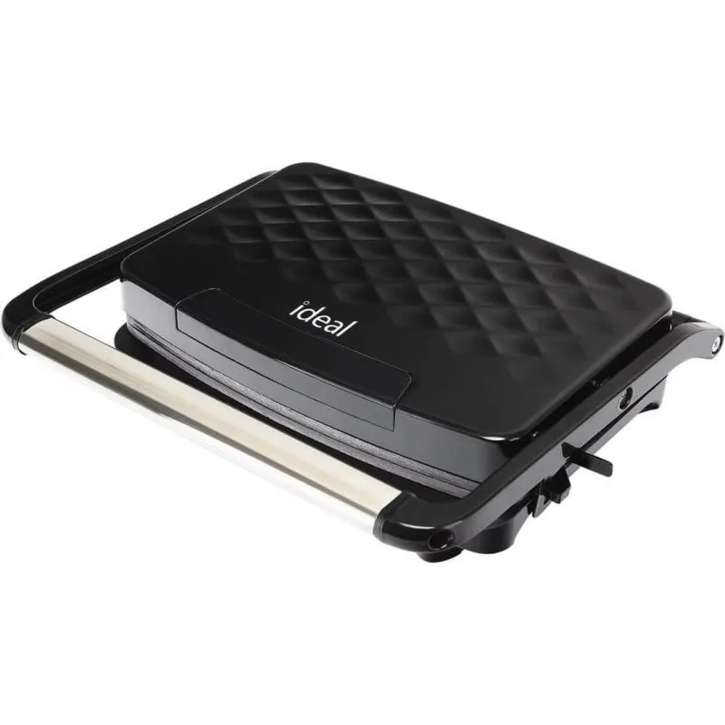 Contactgrill Ideal IK1700 2000W Plancha in Acciaio Inossidabile 36,5 cm