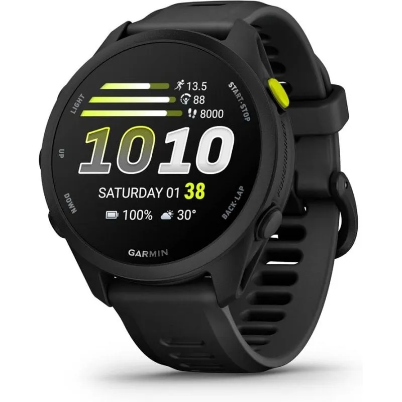 Garmin AB5206 Bluetooth GPS 43mm AMOLED Nero Taglia Unica Pulsometro Monitor Sonno